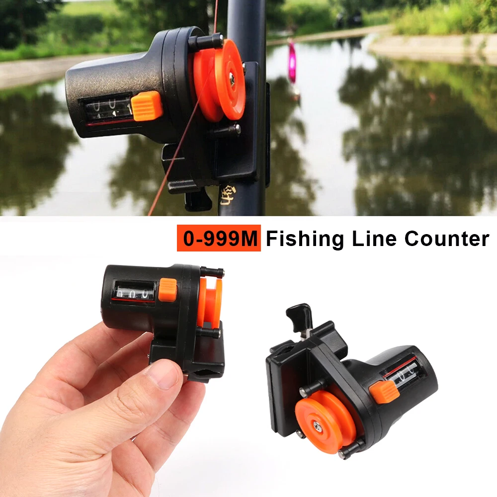 Portable Fishing Line Counter 0 999M Fish Finder Fishing Line Length