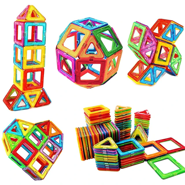 30pcs Big Size Mini Magnetic Constructor Designer Set Magnetic Blocks Model Building Bricks Educational Toys For Children Gifts 1