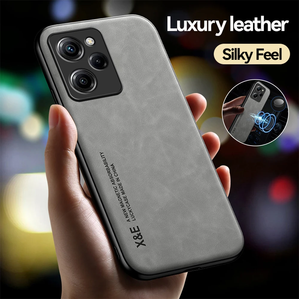 Custodia Magnetica In Pelle Di Lusso Per Iphone 14 Pro Max 11 13 Mini 12 Pro Max Cover Posteriore Antiurto Su Iphone 13 Pro Max 12 Pro