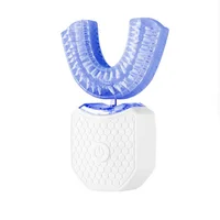 Intelligent Automatic U Type 4 Modes Tooth Brush Sonic Electric Toothbrush USB Rechargeable Tooth Whitening Blue Light