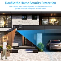 V380 Pro double objectif 8MP caméra extérieure 4G système de Surveillance de sécurité caméra IP avec détection de mouvement PIR et Vision nocturne BP9 3