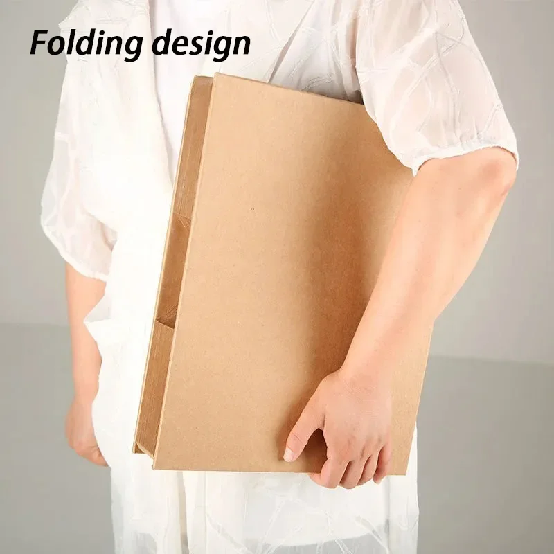 Foldable Chair Living Room Kraft Paper Telescopic Chairs Nordic Portable Stool Comfortable Interior Bench Relax Modern Furniture