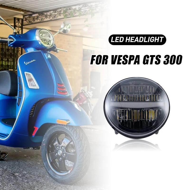 

Черная Оригинальная лампа дневного света для Vespa GTS 300 Gts300 после 2019 г.