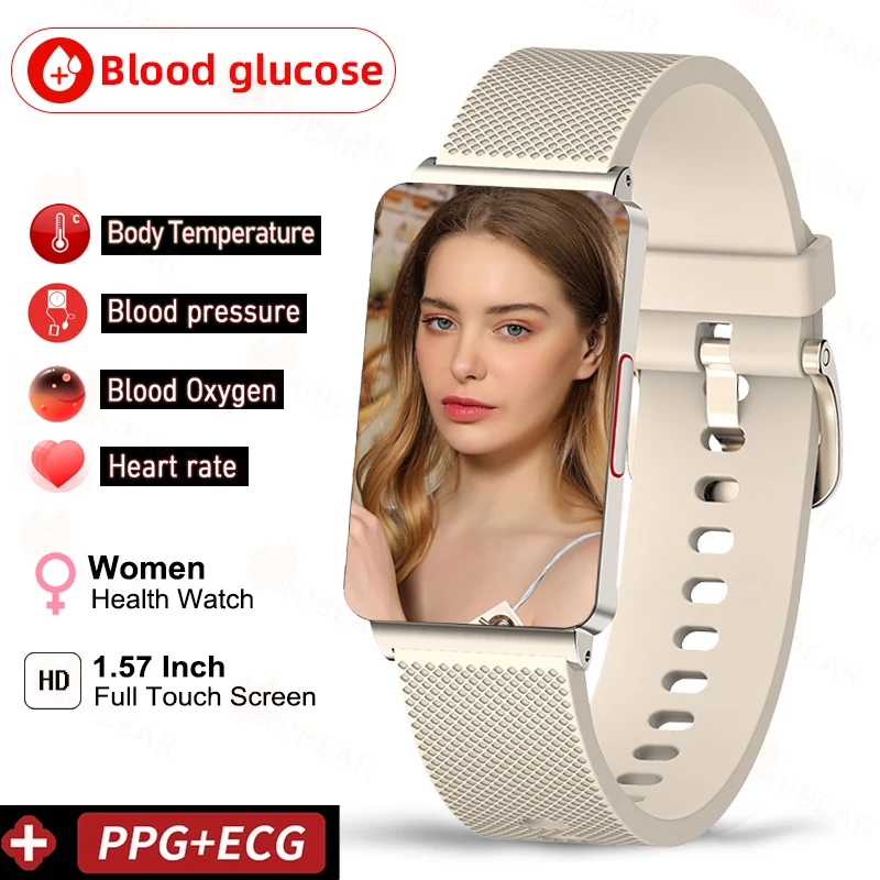 non-invasive-blood-glucose-smart-watch-men-women-blood-pressure