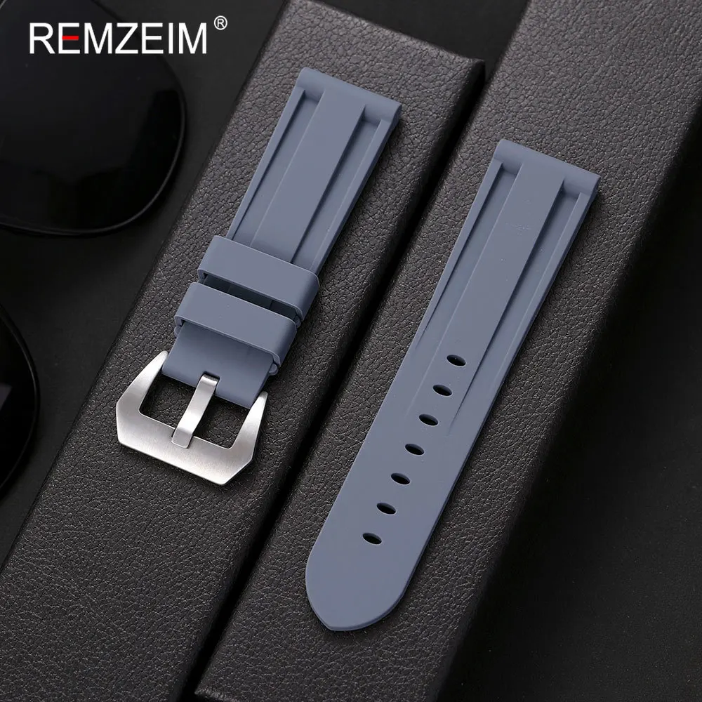 Waterproof Silicone Sport Watch Strap - Durable & Comfortable Replacement Wristband