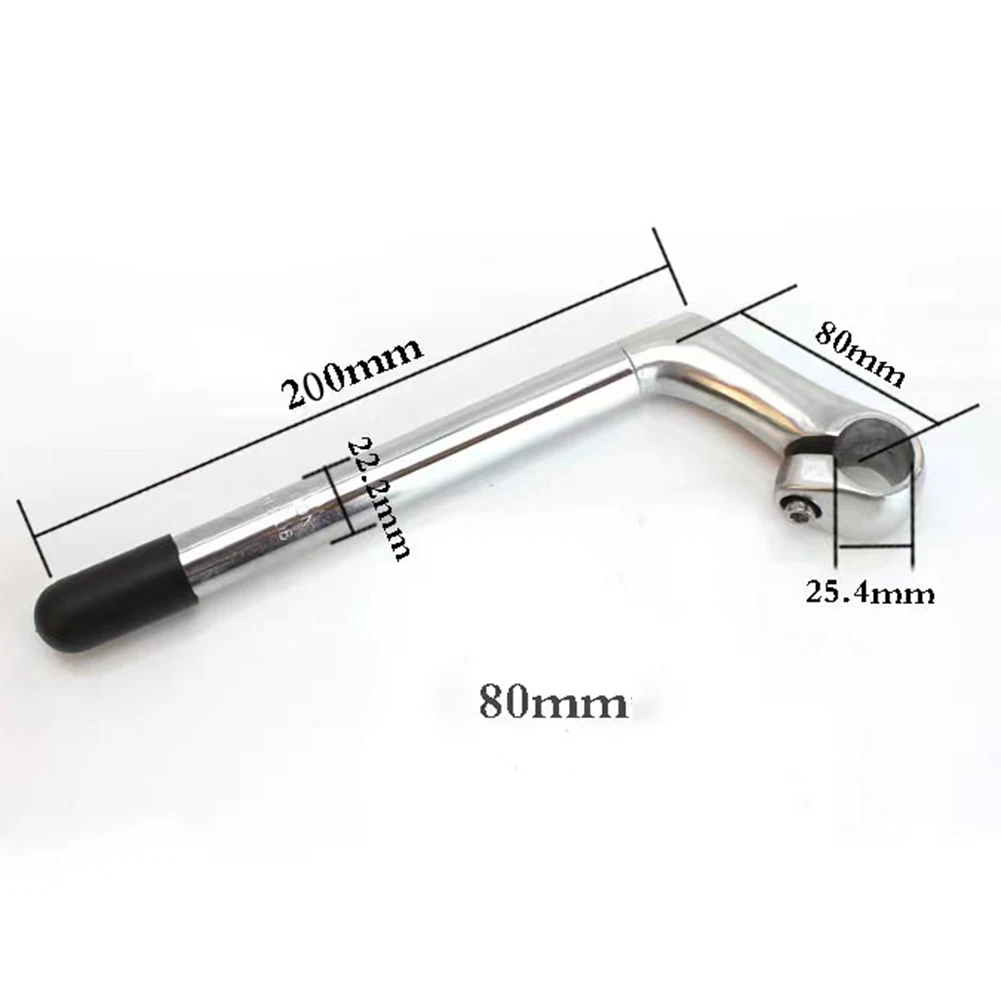 1pc 22,2mm Fahrrad Vorbau Aluminium Legierung Old School Vorbau Bike Riser Vorbauten Für Falträder Ersatz Änderung teile – Detail 6