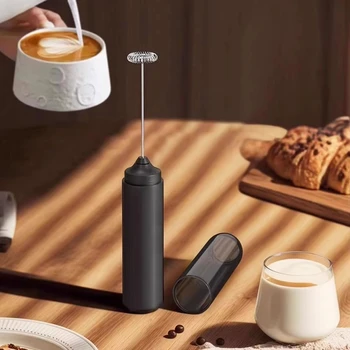 AA battery electric milk frother, egg beater, handheld coffee mixer, portable cream mixer, household kitchen mixer 1