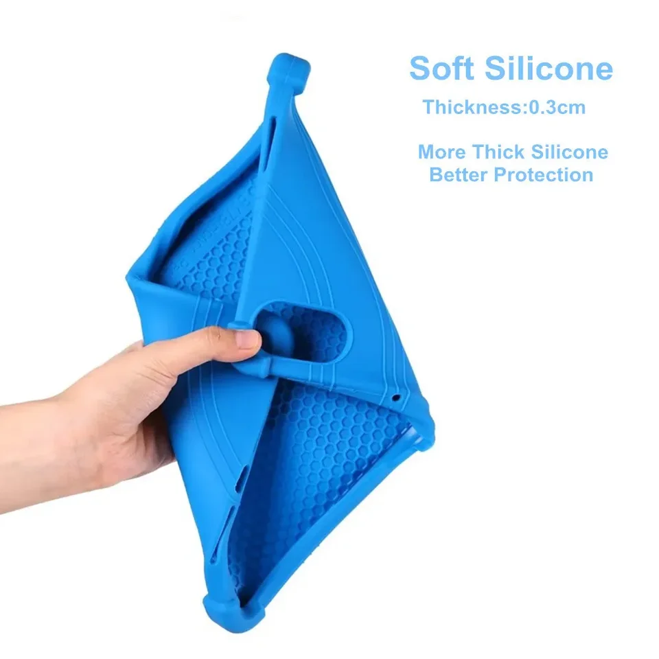 Custodia Morbida Antiurto Per TECLAST T50 Pro 11'' - Cover In Silicone Verde Per Bambini