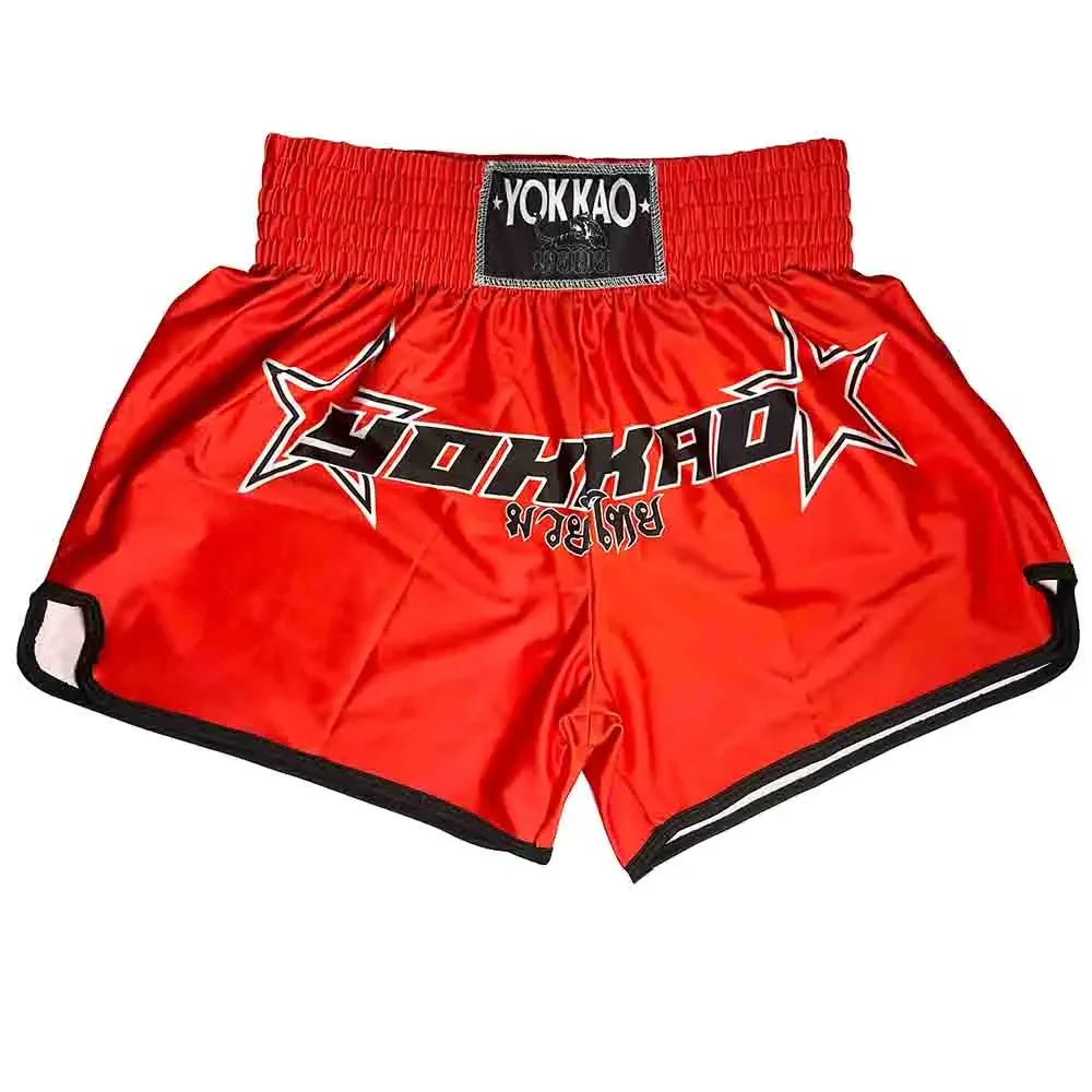 MMA NingShorts-Short de boxe thaïlandaise à haute élasticité, pantalon Sanda, taille haute, entraînement sportif, fitness