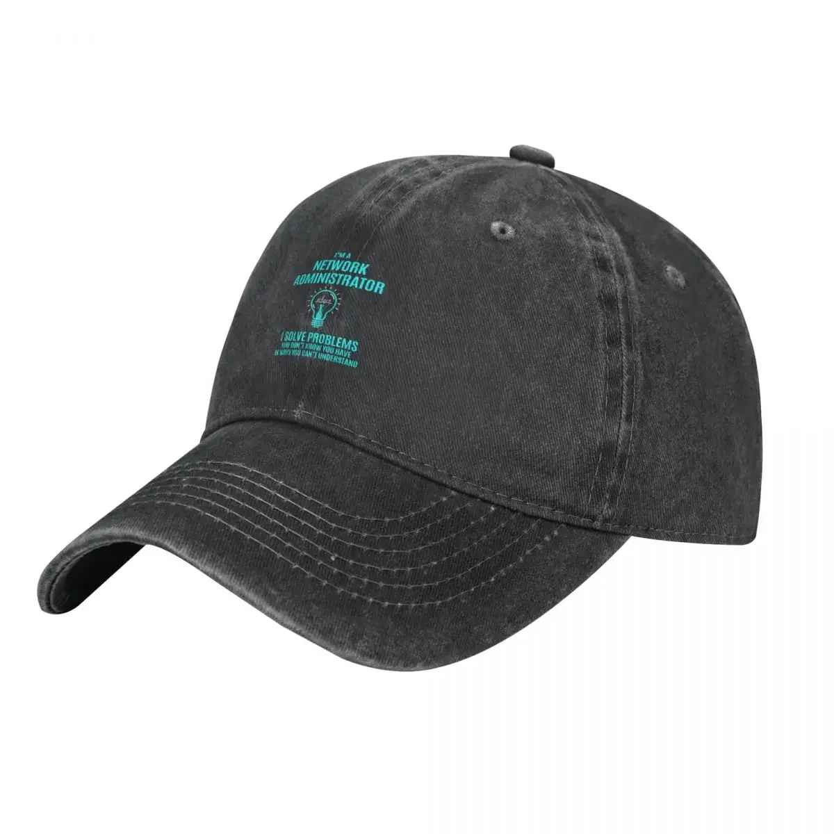 

Network Administrator T Shirt - I Solve Problems Gift Item Tee Cowboy Hat custom Hat hiking hat Woman Hats Men's