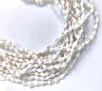 Collier Long Lei en Coquille Nasa Naturelle Blanche, Ensemble de 12 Brins de 60 Pouces, pour Remise de Diplôme, Mariage, ixLuau 4