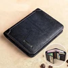 Men's Wallet Anti-theft Brush Ultra-thin Head Layer Cowhide Korean Version Short Genuine Leather Money Clip Vintage Daily Match 5