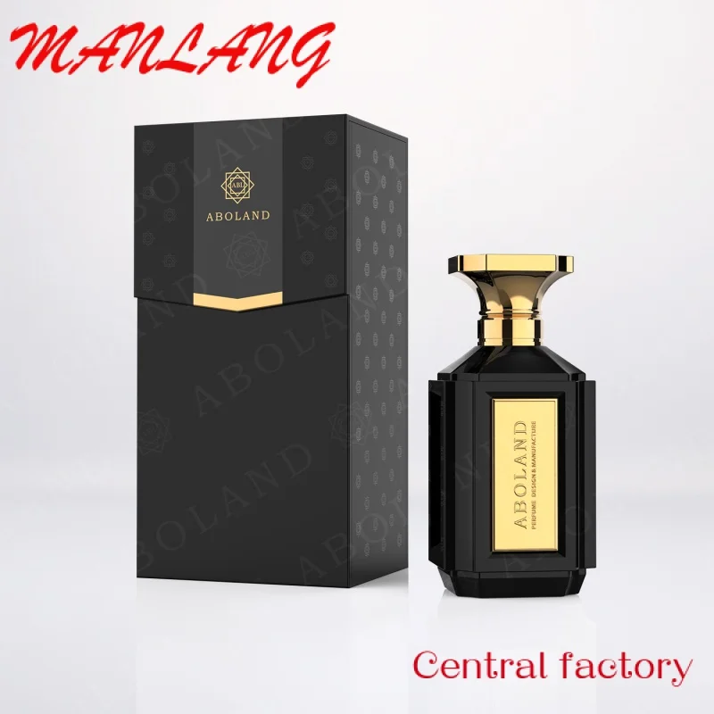 

Custom Customize Luxury Black Perfume Box Empty Perfume Bottle New Design Unique Parfum Packaging