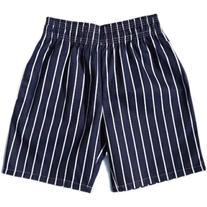 Cook Chef 21SS Japanese City Boy Striped Loose Fitting Men's and Women's Casual Shorts Beach Pants