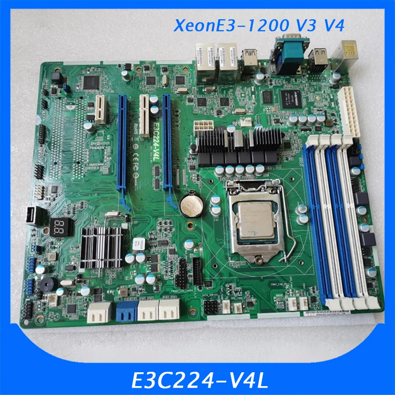 For ASROCK Workstation Server Motherboard 4 NIC Ports 1150 Pin Support E3 E3 1200 V3 V4