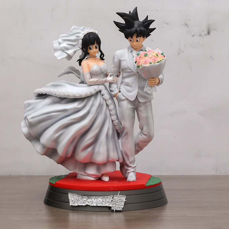 

Anime Toy DragonBall Son Goku & Chichi Wedding Ver. Figure Decoration Hobbies Model Doll For Gift