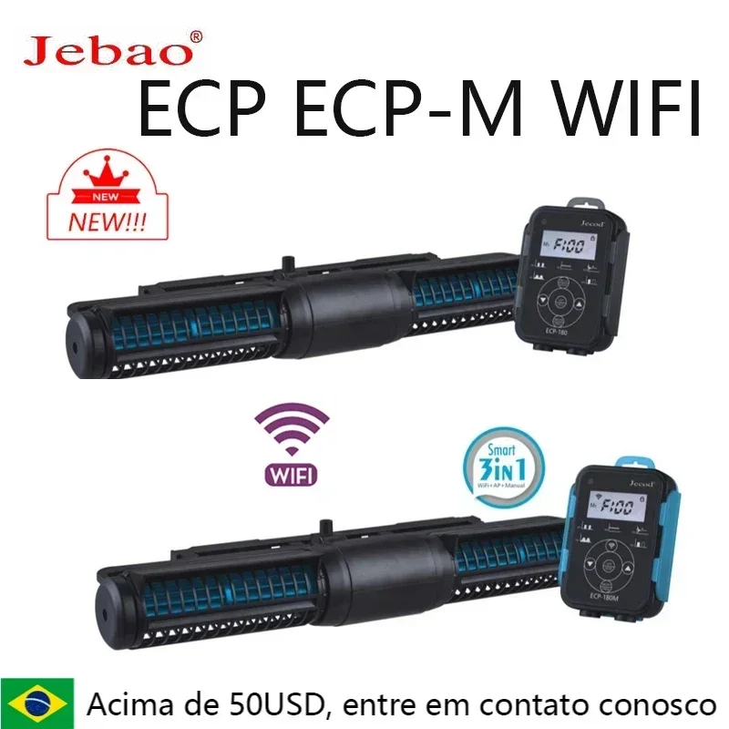 Water Pump Aquarium Water Pump Fish Tank Pump Jebao Jecod mini fish tank aquarium new cross-flow pump ECP ECP-M external LCD controller cell phone control reef tank