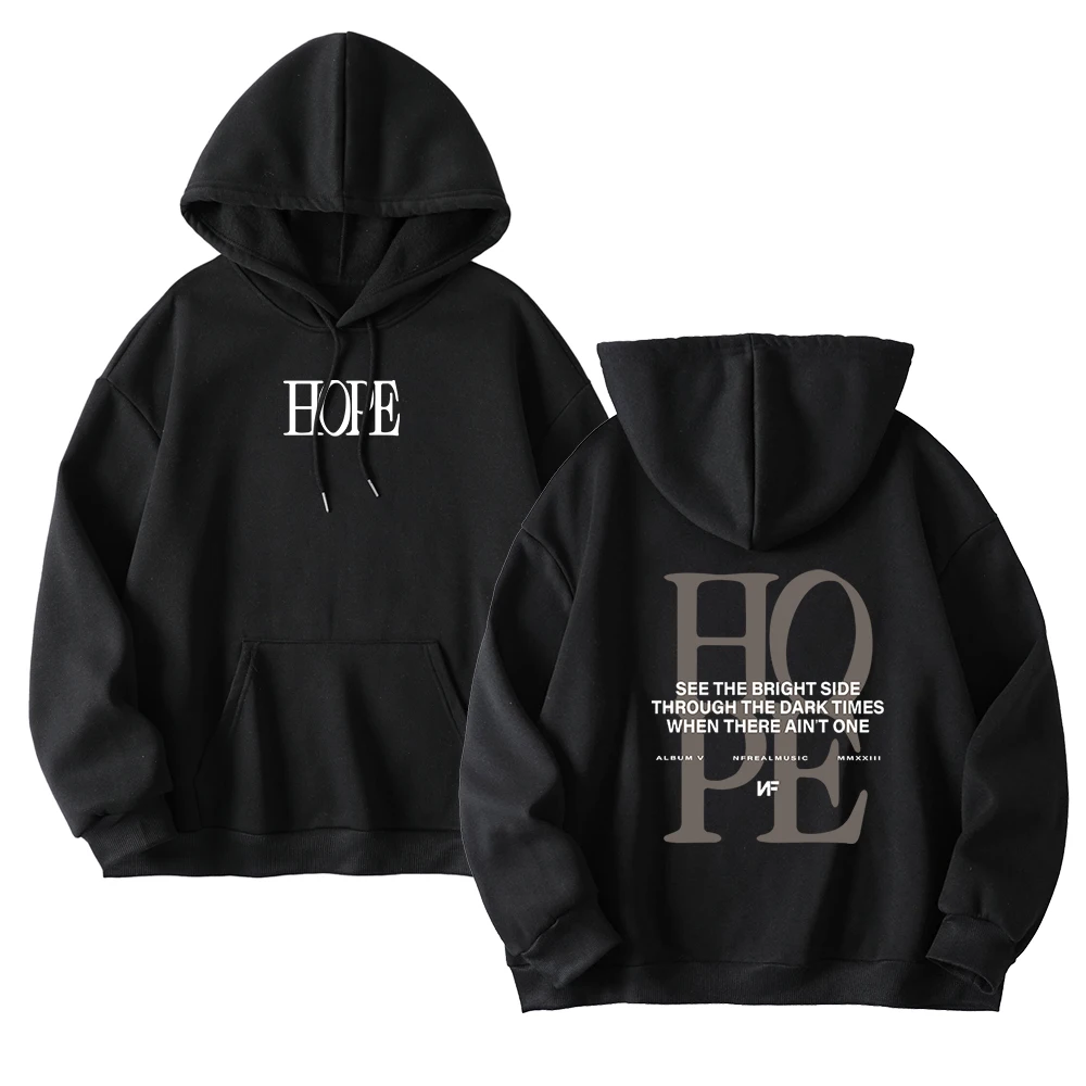 

Rapper NF Hope Tour 2023 Oversized Merch Hoodies Winter Hooded Sweet Streetwear Long Sleeve New Logo Sweatshirt Y2K
