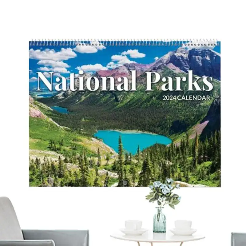 

National Parks Calendar 2024 Hangable Wall Art Monthly Calendar With Images Of National Parks 2024 Room Ornaments For Home