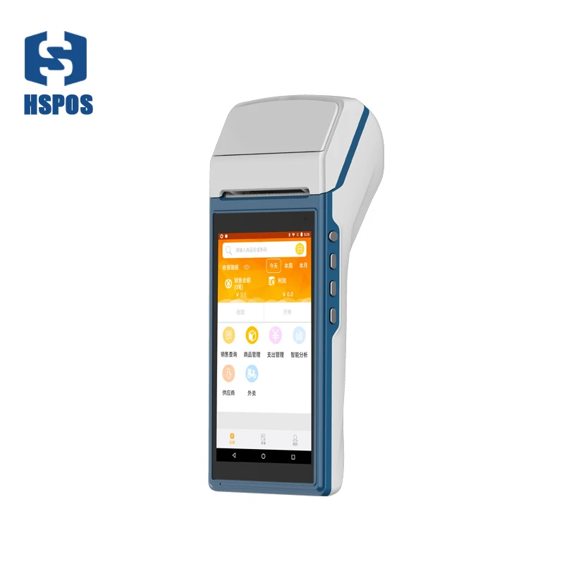 POS pda 2 inch printer with NFC POS scanning terminal for warehouse