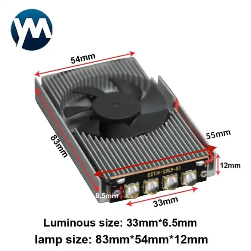

365NM UV Gel Curing Lamp For For Epson R1390 L1800 L1300 DIY A3 A4 Flatbed Printer DX5 TX800 XP600 Print Head Small UV LED Light
