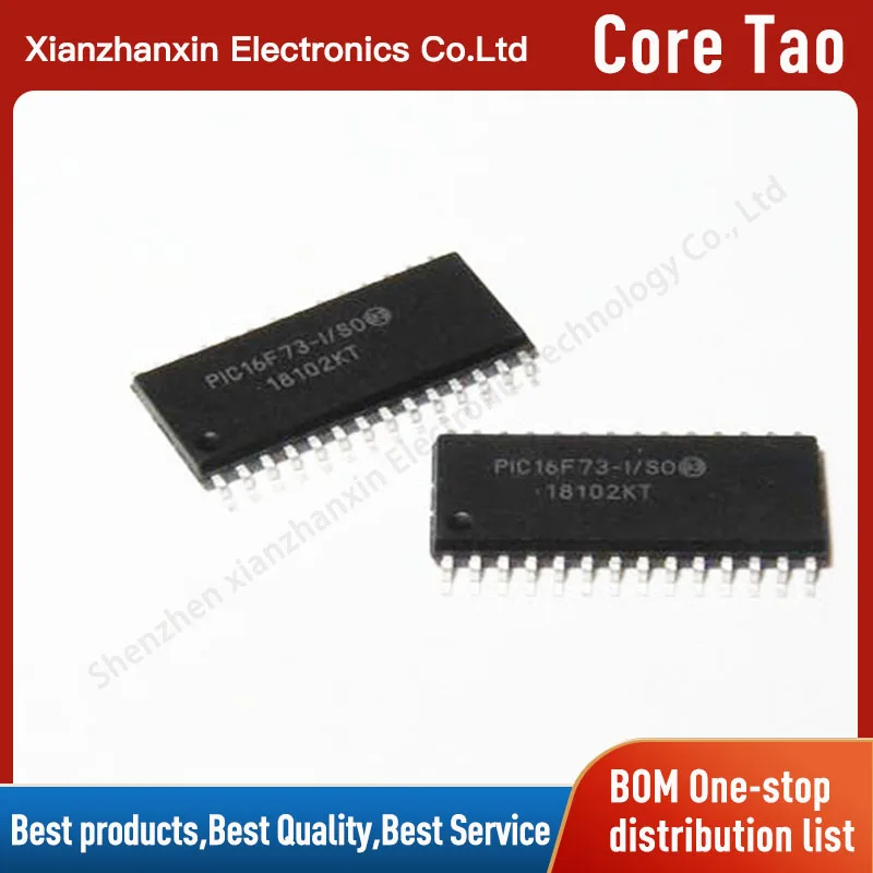 

5PCS/LOT PIC16F73-I/SO PIC16F73 SOP28 Microcontroller chips in stock