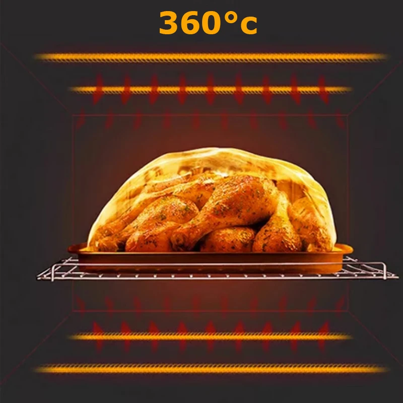 Pizza Oven 500 Degree Commercial Professional Single-Layer Baking Electric Bread Double Large Food Equipments Toast 4