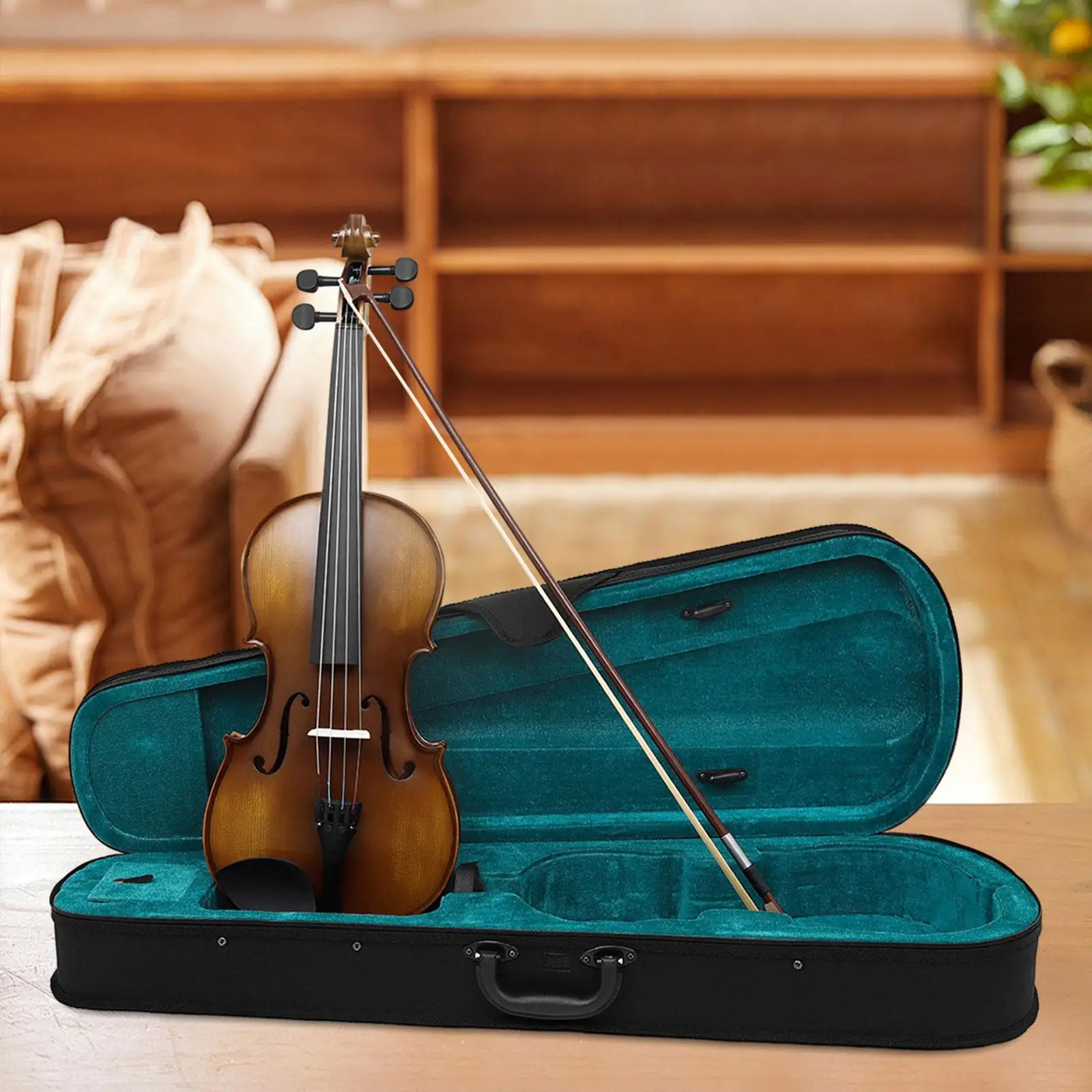 

4/4 Full Size Violin Portable Starter Kits for Teens Adults Kids Beginners