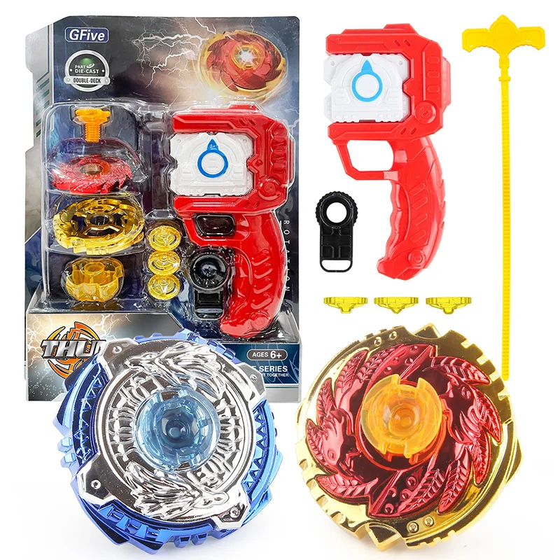 

Takara Tomy Beyblades GF сплав боевой гироскоп Феникс двойной дракон сборка гироскоп Игрушка боевой гироскоп с пусковым устройством набор подарок