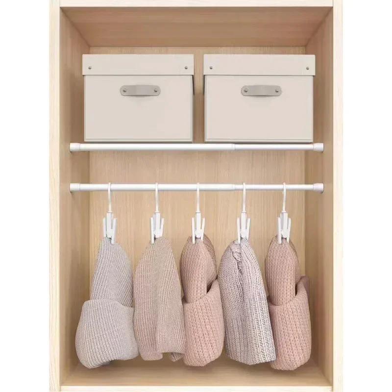30-110CM Multi Purpose Spring Loaded Extendable Telescopic Curtain Pole Tension Rail Net Voile Pole Net Rods