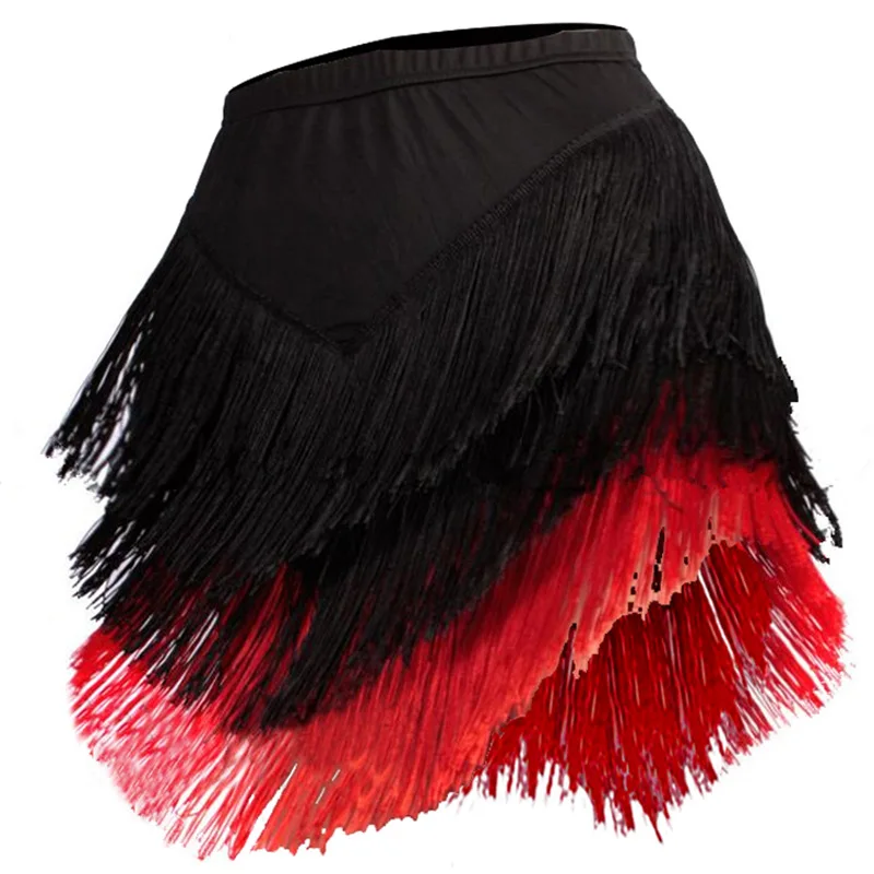 Irregular short fringe skirt black latin dress women latin dance competition dresses ballroom dancing clothes woman&rsquo;s dresses dance dress dance skirt