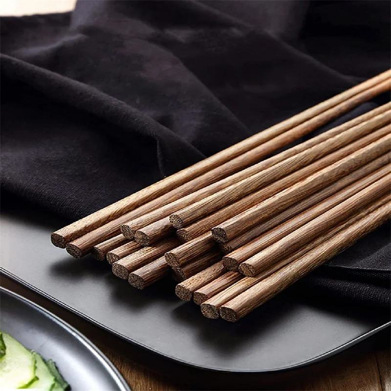 Chopsticks Reusable Chinese Wooden Chopsticks Dishwasher Safe