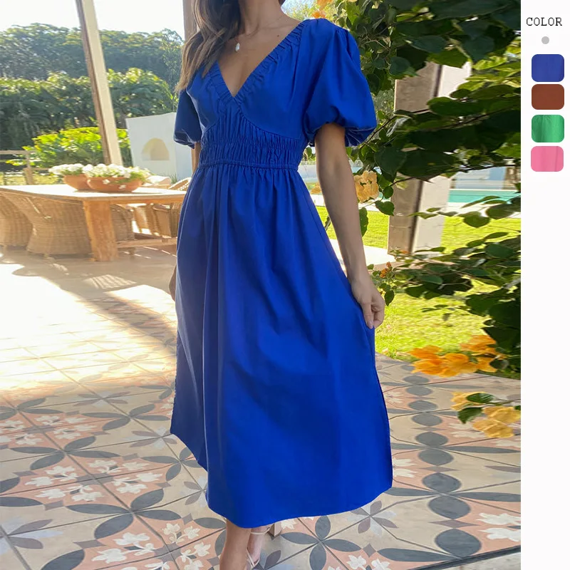 

High Quality 2024 Sexy Women Clothes Female Pure Color Dress Grace Beautiful Pleated Skirt Spring Summer Traf Y2ak Party Girl
