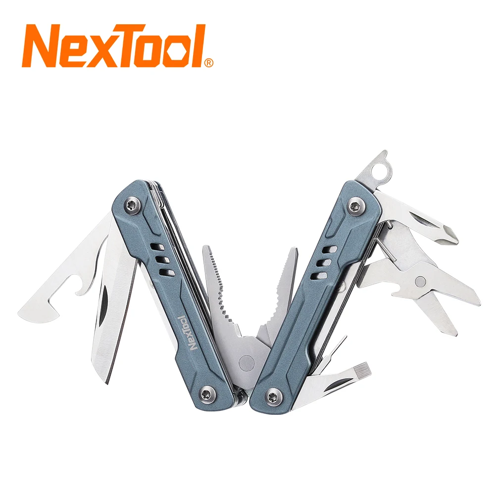 NexTool Mini Sailor 11-In-1 Outdoor Multi Tool Pocket Knife Folding Pliers Tools Wire Cutters EDC Card Pin Screwdriver Scissors