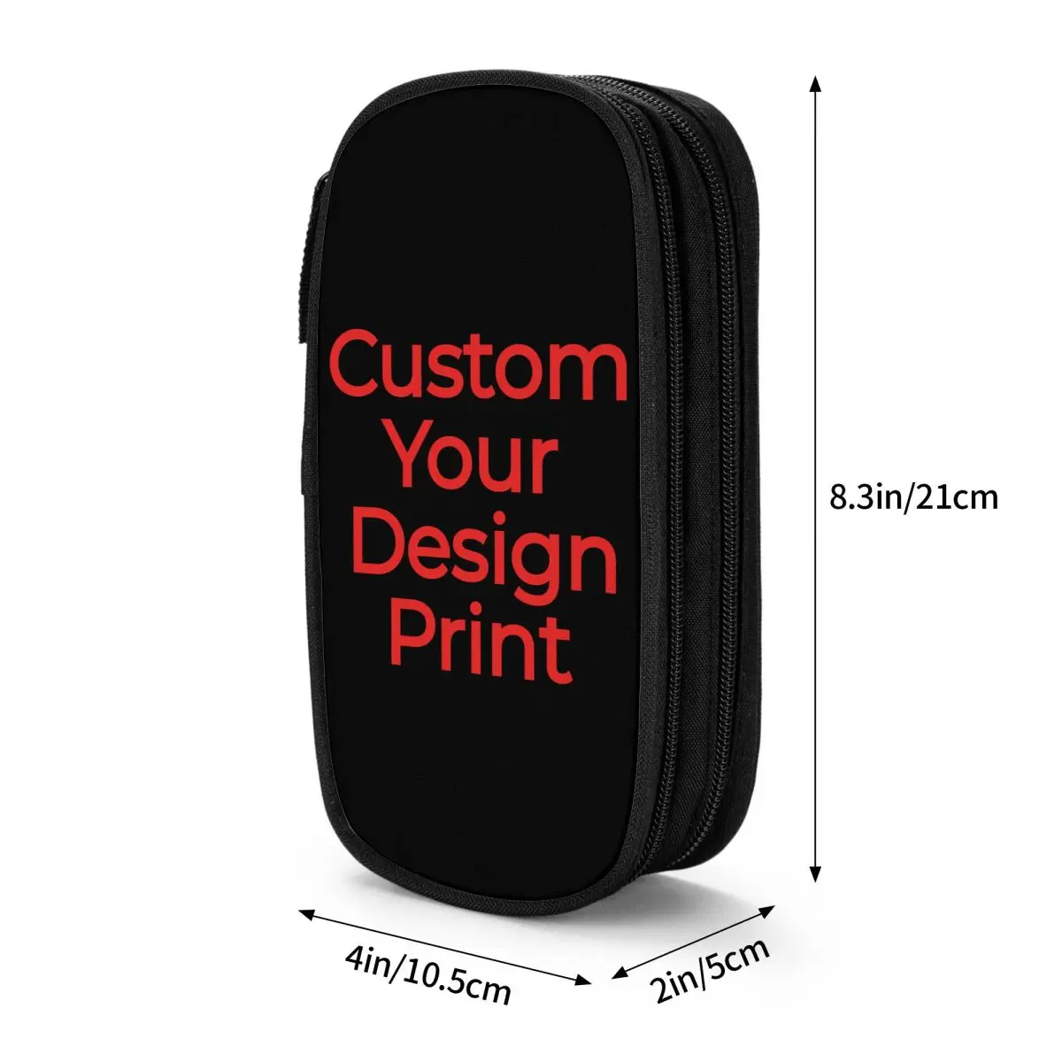 Your Design Print Pencil Case DIY Pen Box For Girl Boy Big Capacity Bags School Supplies Gifts Stationery Pencil Cases