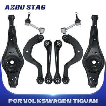 AzbuStag 8 pz posteriore superiore inferiore braccio di controllo barra stabilizzatrice collegamento per Volkswagen Tiguan coniglio Passat Audi A3 TT 2005-2011
