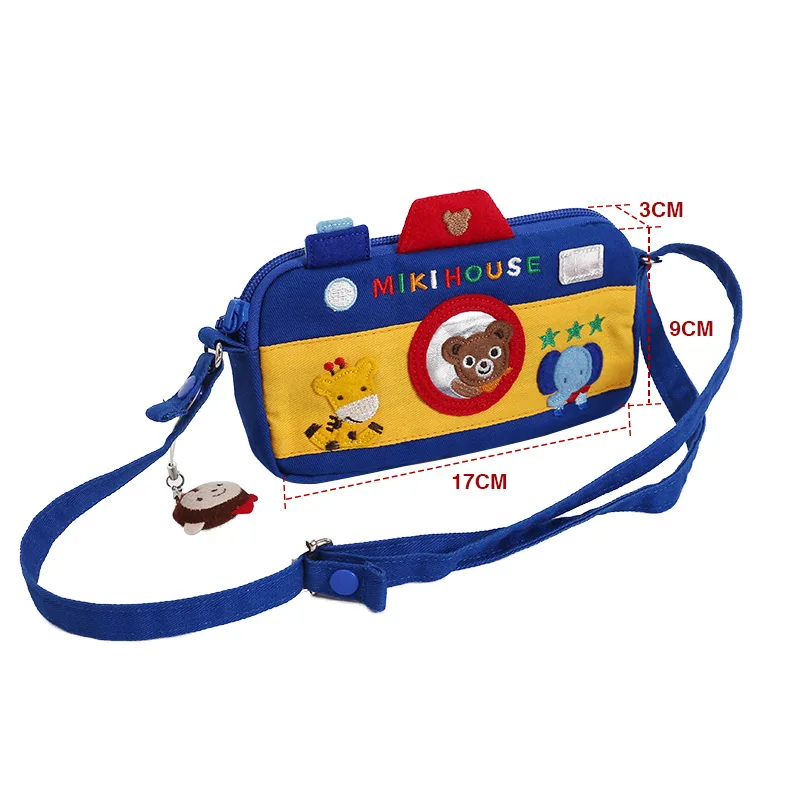 Children's Backpacks Japanese Cartoon Cute Bunny Bear Camera Bus Embroidery Crossbody Bag Canvas Bags Backpack for Kids Mochila 2
