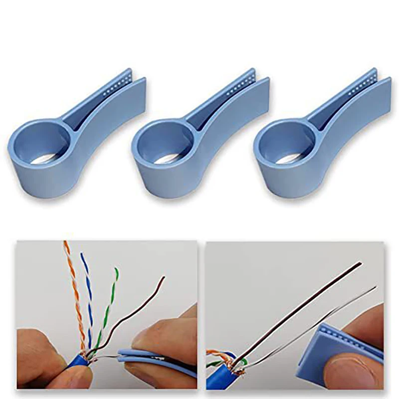 Network Cable Untwist Tool Engineer Wire Straightener For CAT5/CAT5e/CAT6 Wires Pair Separator