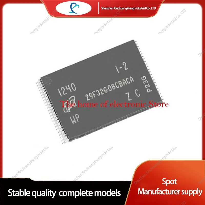 

2PCS MT29F32G08CBACAWP-Z:C FLASH - NAND Memory IC 32Gbit Parallel 48-TSOP I MT29F32G08CBACAWP-Z