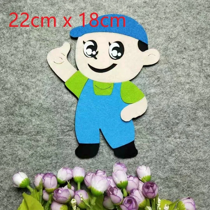 

[LULU047]3D Foam Craft Cartoon Blackboard Wall Decor with Removable Wall Stickers for Classroom, School, and Home