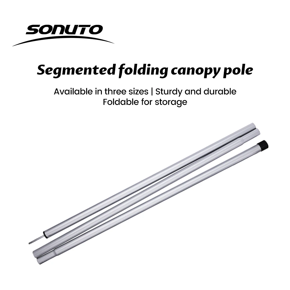 

Уличный полюс с навесом, 4-секционный стальной кронштейн, Поддержка полюса, полюс для кемпинга, палатки, фойе, утолщенный полюс 2,4 метров, очень длинный