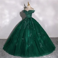 Customized 15 Quinceanera Dresses Ball Gown Luxury Glitter Party Dresses Elegant Off Shoulder 15 Yearl Old Dress Prom Gown 2025 - Image 4