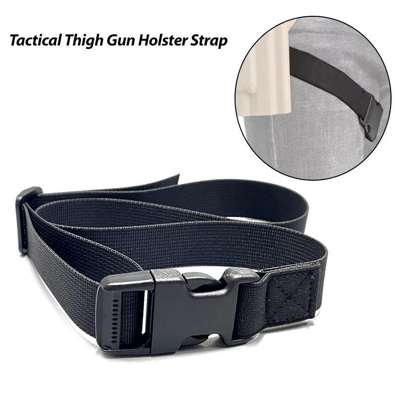 Sangle de cuisse tactique élastique pour holster et équipement de pêche - fixation jambe