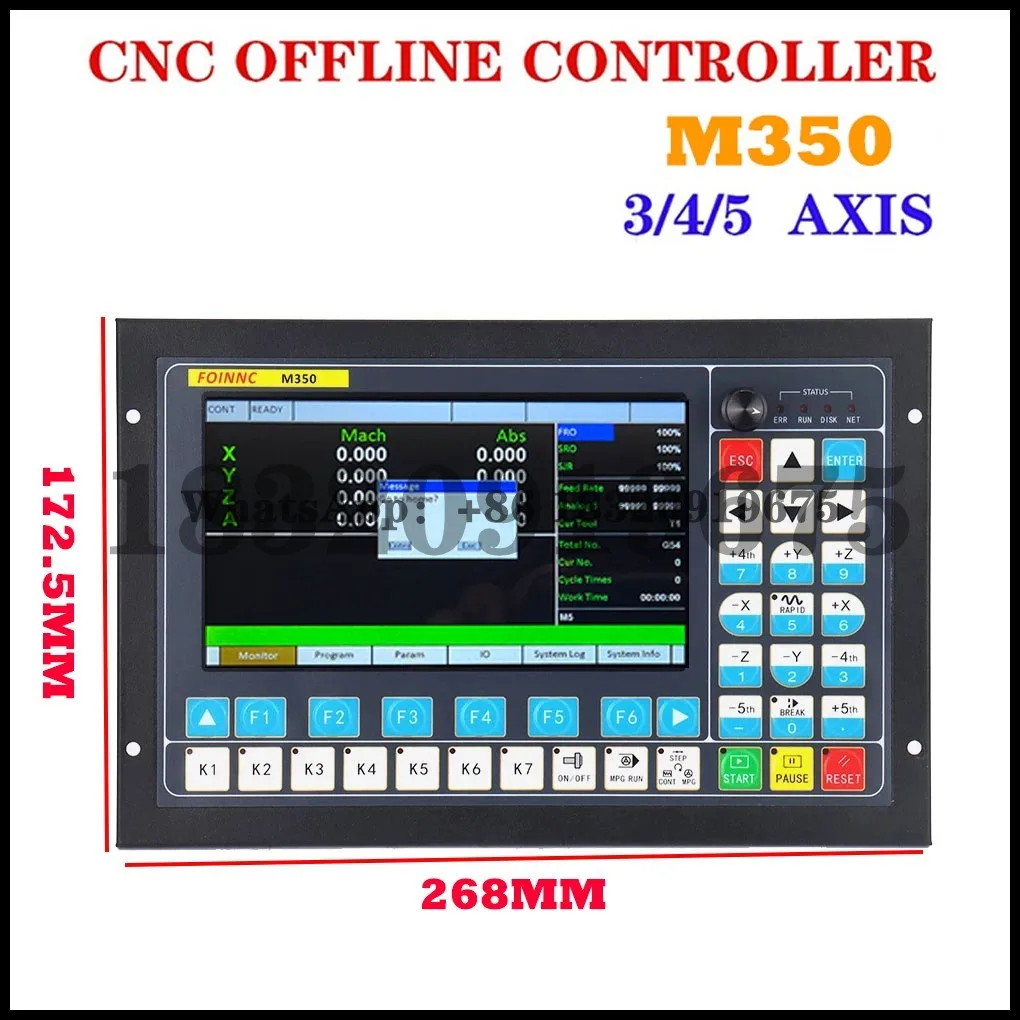 Cyclmotion CNC ATC 컨트롤러, 조각 및 밀링 교체용, M350 DDCS EXPERT 3/4/5 축, 1MHz G 코드, mach3 ddcsv3.1