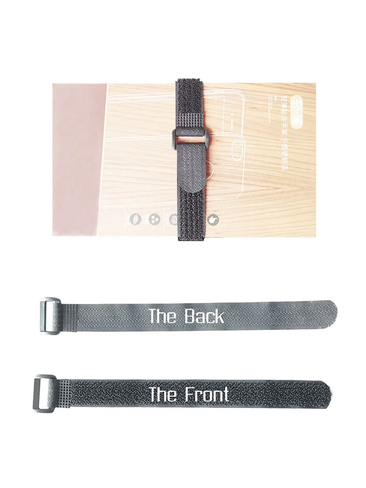 10 teile/los 2cm * 20cm nylon Reverse schnalle verschluss band magie haken schleife verschluss kabelbinder strap klebrige linie finishing – Detail 2