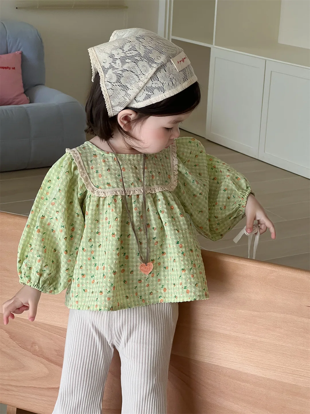 2025 Autumn New Baby Long Sleeve Loose Shirts Cotton Girls Cute Sweet Print Blouse Toddler Casual Plaid Tops Infant Clothes 3 2025 Autumn New Baby Long Sleeve Loose Shirts Cotton Girls Cute Sweet Print Blouse Toddler Casual Plaid Tops Infant Clothes - Image 3