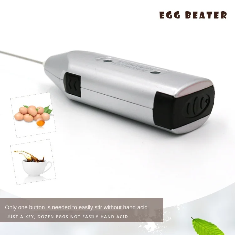 Description Picture 5 of itemElectric Milk Foamer Coffee Maker Hand Mixer Cappuccino Ground Foam Blender Egg Beater Type Convenient Small Power