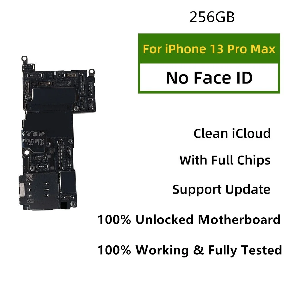 100% Unlocked Free Clean iCloud For iPhone 13 Pro Max Mainboard