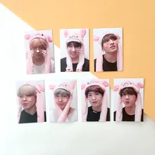 

7pcs/set Kpop Group Photocard Run Collection Cards Photo Cards Postal Card LOMO Card for Fans