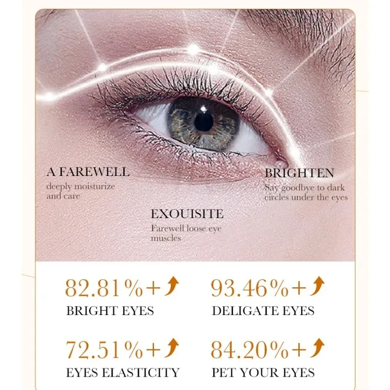 Bioaqua Rice Eye Mask 60 Pieces Reduce Dark Circles Remove Dark Spots Tighten Moisturize